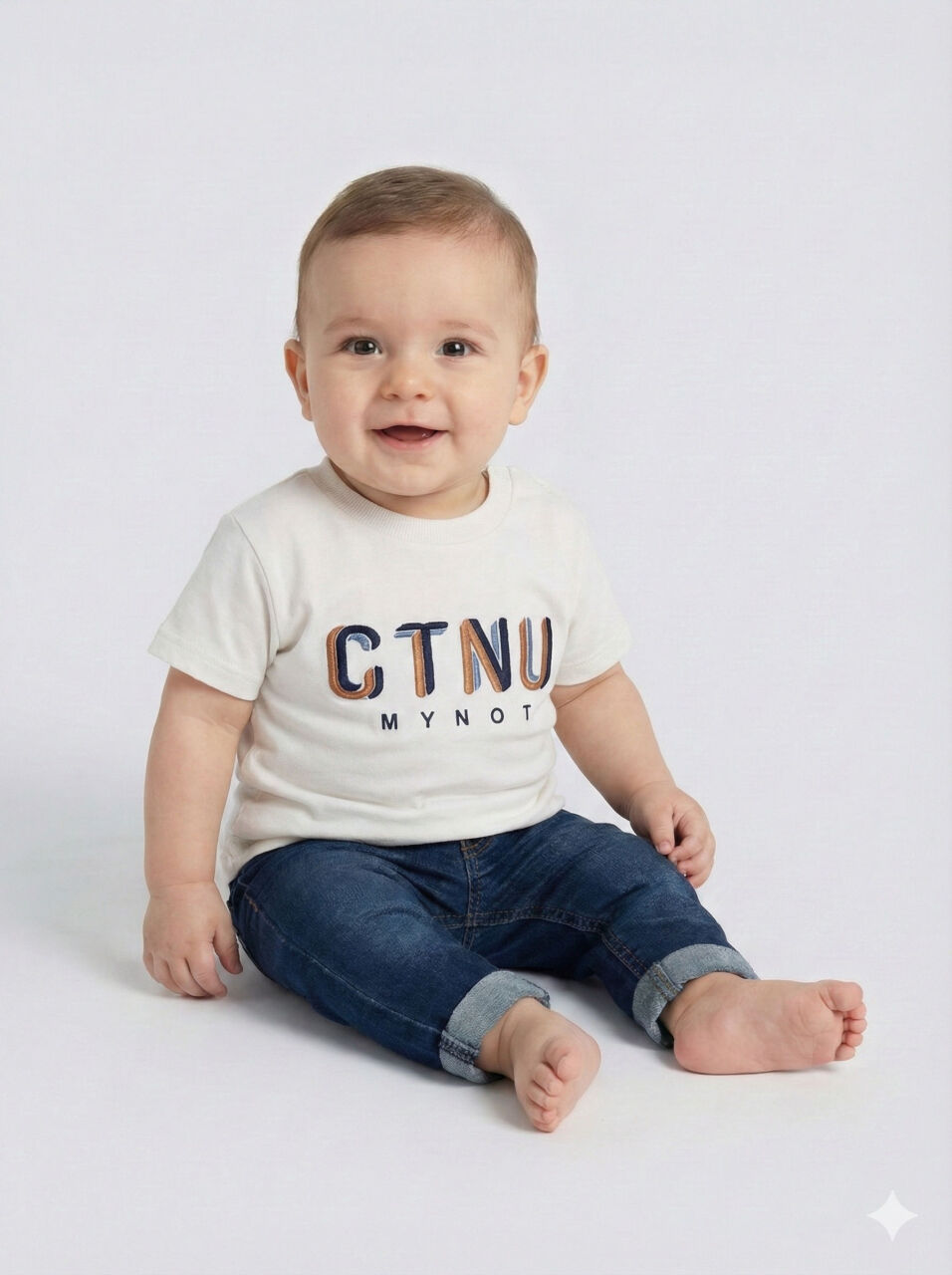 Erkek Çocuk 4'lü Alt Üst Takmı 6-36 Ay 4283 Hardal - 4