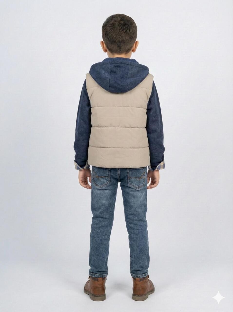 Erkek Çocuk Alt Üst Takım 3-8 Yaş 2722 Gri - Lacivert - 2