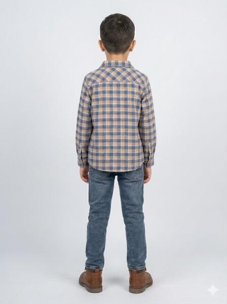 Erkek Çocuk Alt Üst Takım 3-8 Yaş 2722 Gri - Lacivert - 5