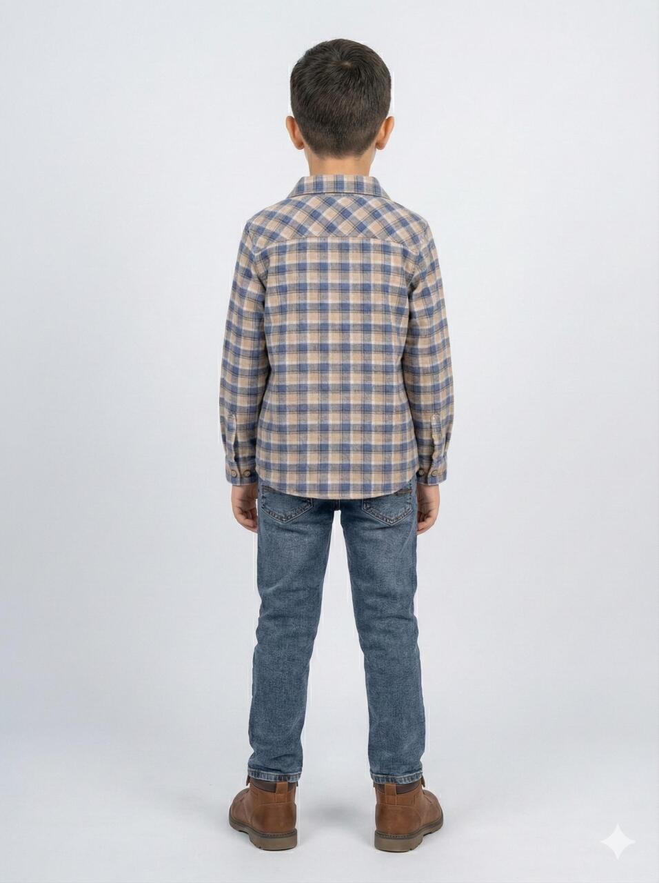 Erkek Çocuk Alt Üst Takım 3-8 Yaş 2722 Gri - Lacivert - 5