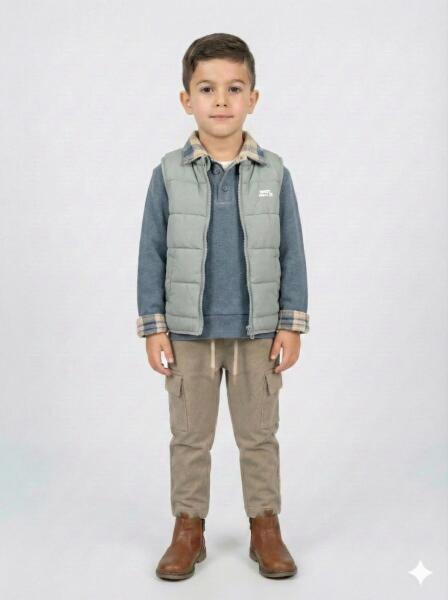 Erkek Çocuk Alt Üst Takım 6-36 Ay 2555 Mavi - Mint - Top Kids