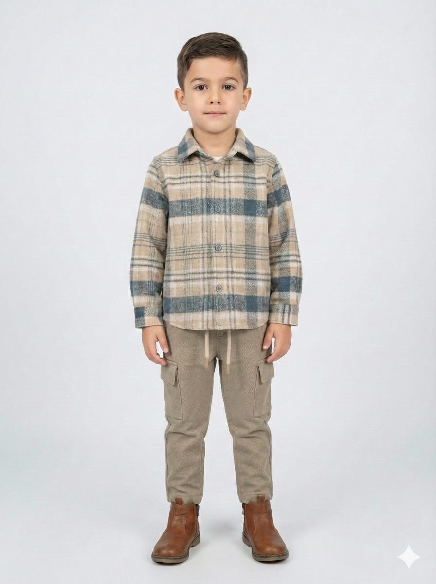 Erkek Çocuk Alt Üst Takım 6-36 Ay 2555 Mavi - Mint - 4