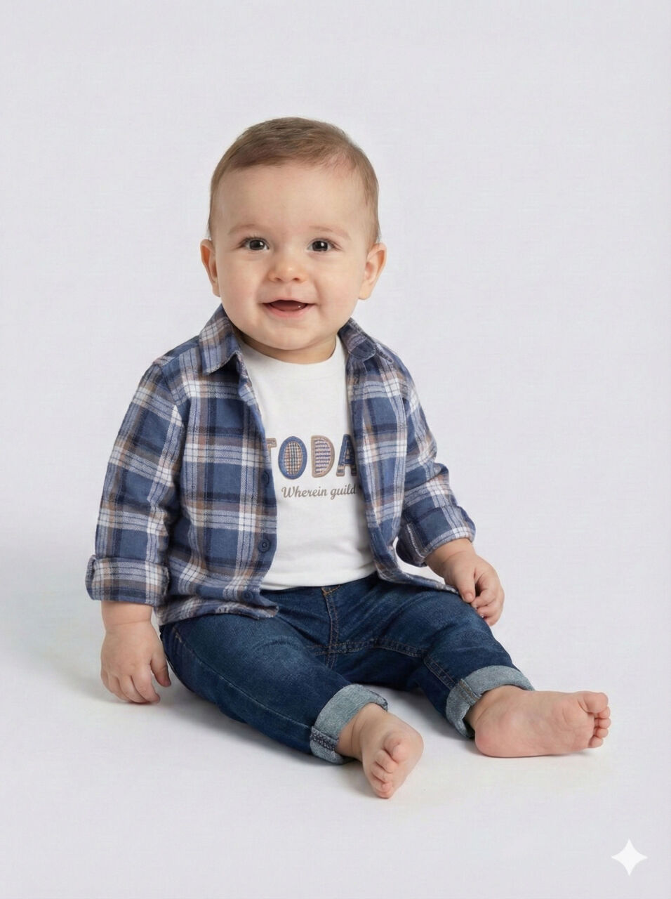 Erkek Çocuk Alt Üst Takım 6-24 Ay 2580 Bej - 3