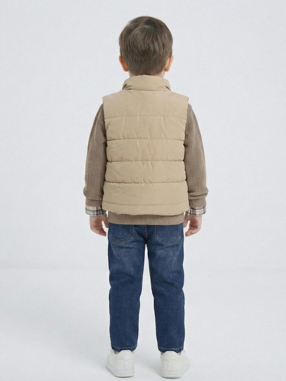 Erkek Çocuk Alt Üst Takım 6-36 Ay 2627 Bej - 2