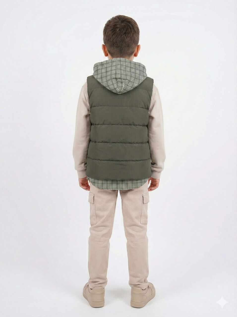 Erkek Çocuk Alt Üst Takım 8-13 Yaş 2916 Bej - Haki - 2