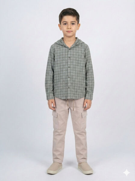 Erkek Çocuk Alt Üst Takım 8-13 Yaş 2916 Bej - Haki - 5