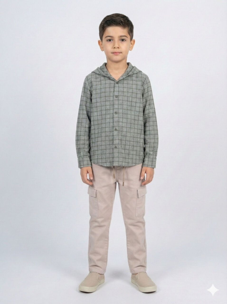 Erkek Çocuk Alt Üst Takım 8-13 Yaş 2916 Bej - Haki - 5