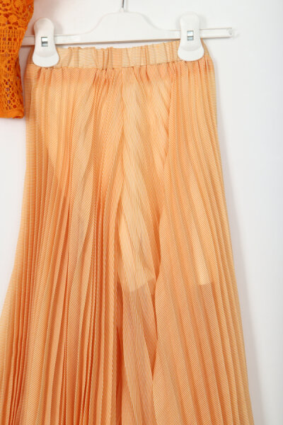 Kız Çocuk Alt Üst Takım 8-12 Yaş 5895 Turuncu - 8