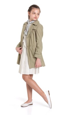 Kız Çocuk Alt Üst Takım 6-12 Yaş 5817 Haki - 5