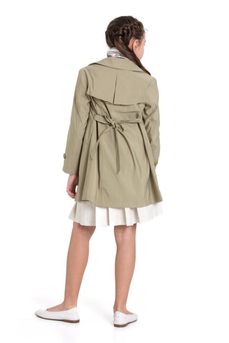 Kız Çocuk Alt Üst Takım 6-12 Yaş 5817 Haki - 7