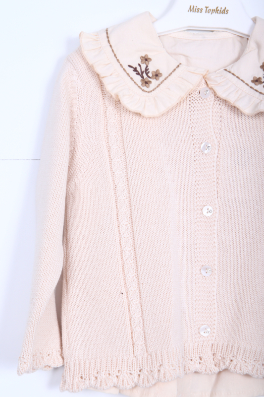 Kız Çocuk Alt Üst Etek Takım 6-36 Ay 3099 Bej - 4