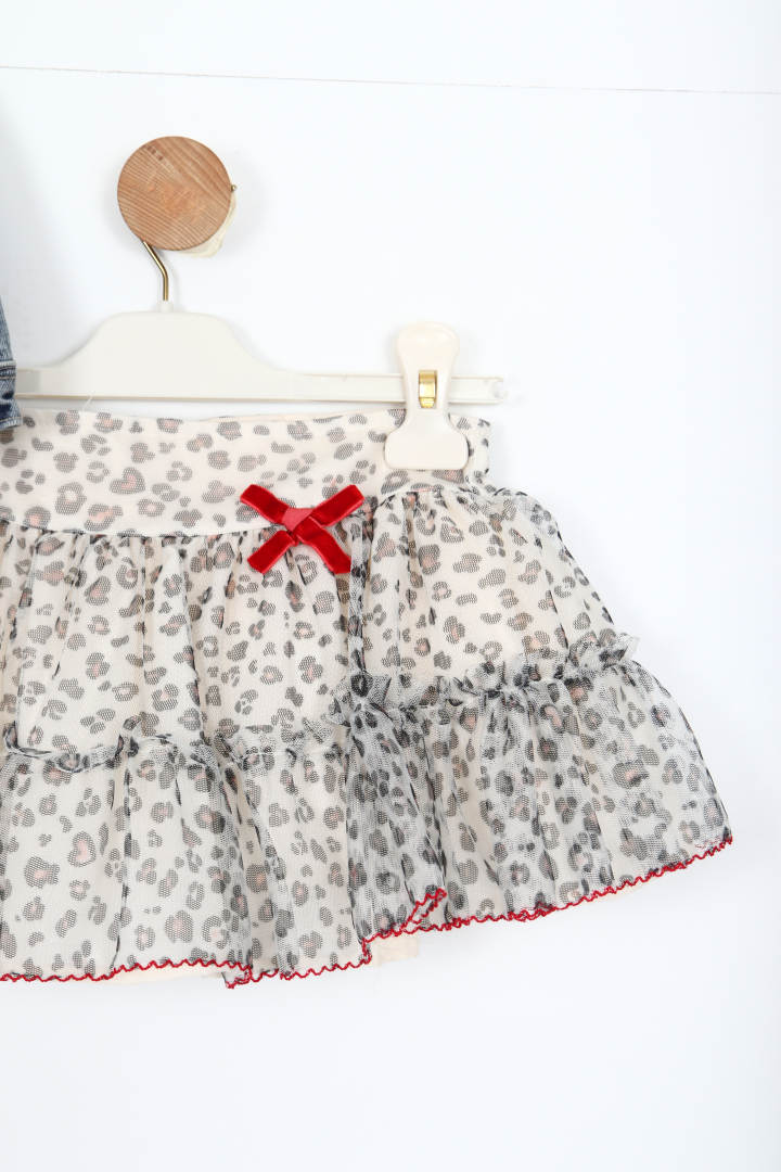 Kız Çocuk Alt Üst Etek Takım 6-36 Ay 3088 Mavi - 3