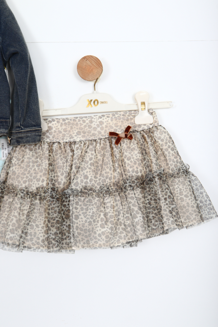 Kız Çocuk Alt Üst Etek Takım 6-36 Yaş 3193 Mavi - 4