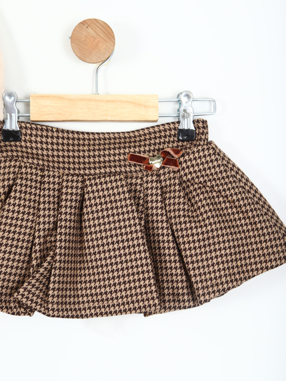 Kız Çocuk Alt Üst Etek Takım 6-36 Ay 3080 Bej - 2