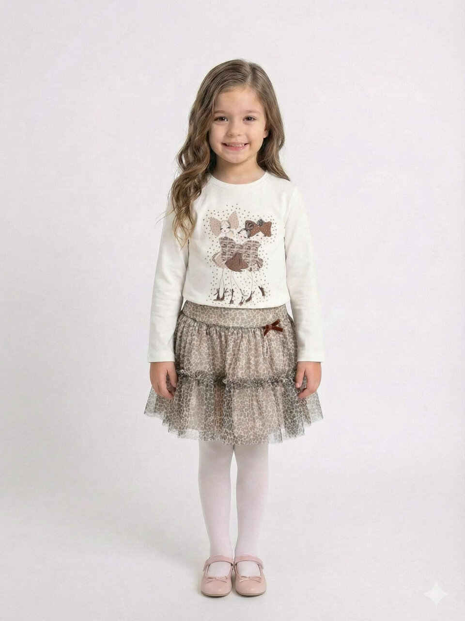 Kız Çocuk Etek Takmı 6-36 Ay 3190 Mavi - 5