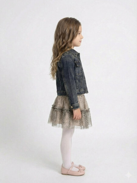 Kız Çocuk Etek Takmı 6-36 Ay 3190 Mavi - 2