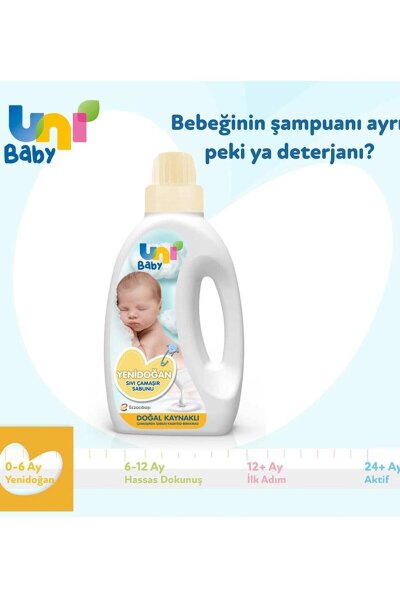 Uni Baby Yenidoğan Sıvı Çamaşır Sabunu 1500 ml - 2