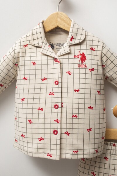 U.S. Polo Assn Gömlek Pijama Takımı USB2728 Beyaz - 2
