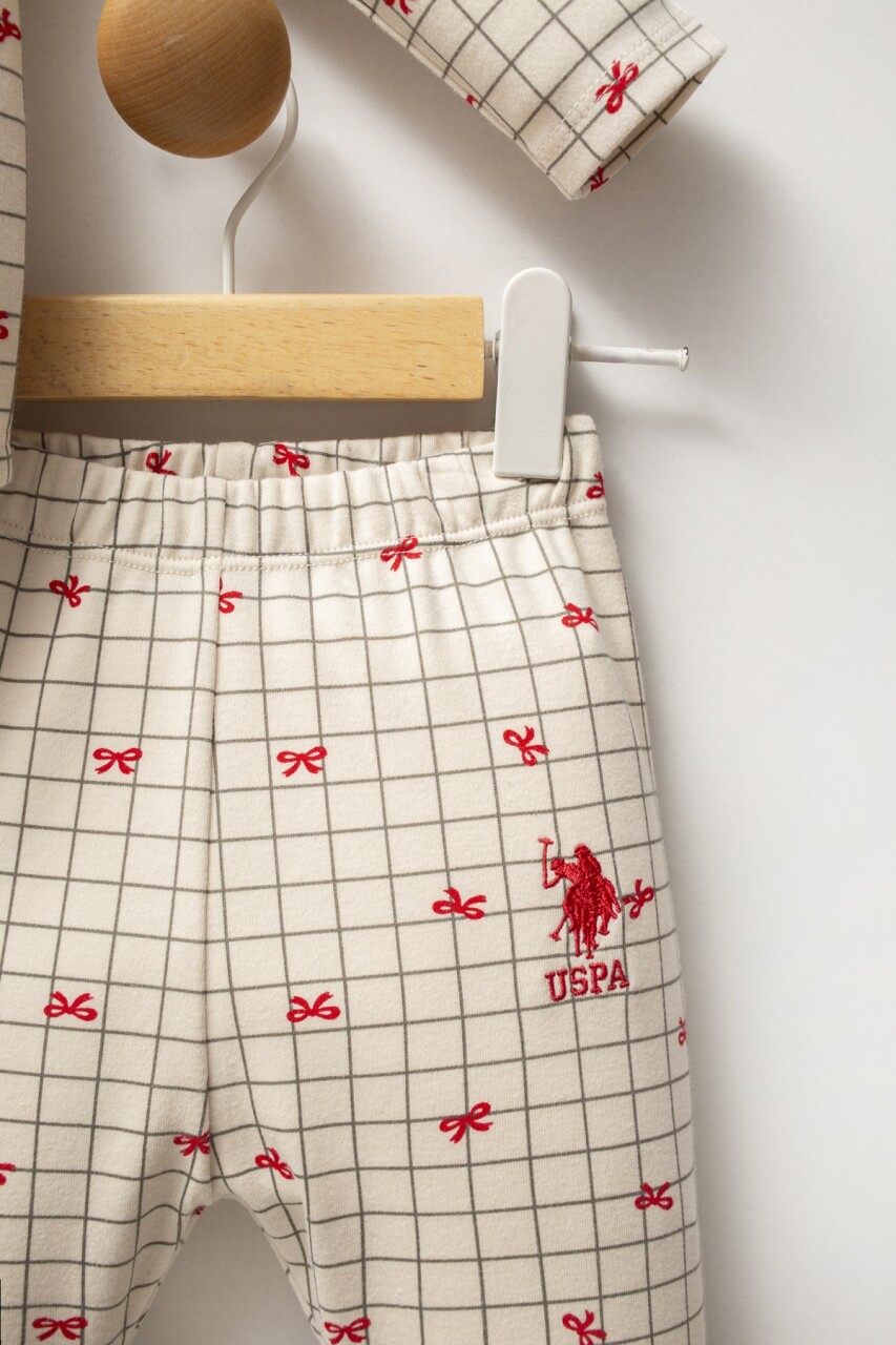 U.S. Polo Assn Gömlek Pijama Takımı USB2728 Beyaz - 3