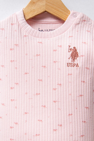 U.S Polo Bebek 2'Li Takım USB2456 Pudra - 2