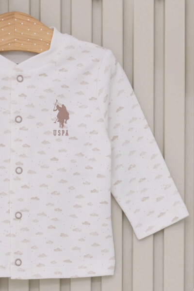 U.S Polo Bebek 3'Lü Takım USB2023 Krem - 2