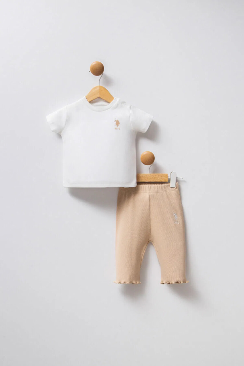 U.S Polo Bebek 3'Lü Takım USB2382 Beyaz - 3