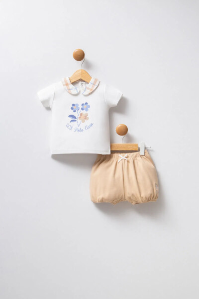 U.S Polo Bebek 2'Li Takım USB2380 Beyaz - U.S.Polo