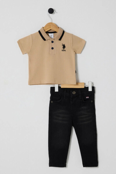 U.S Polo Bebek 2'Li Takım USB2626 Bej - U.S.Polo