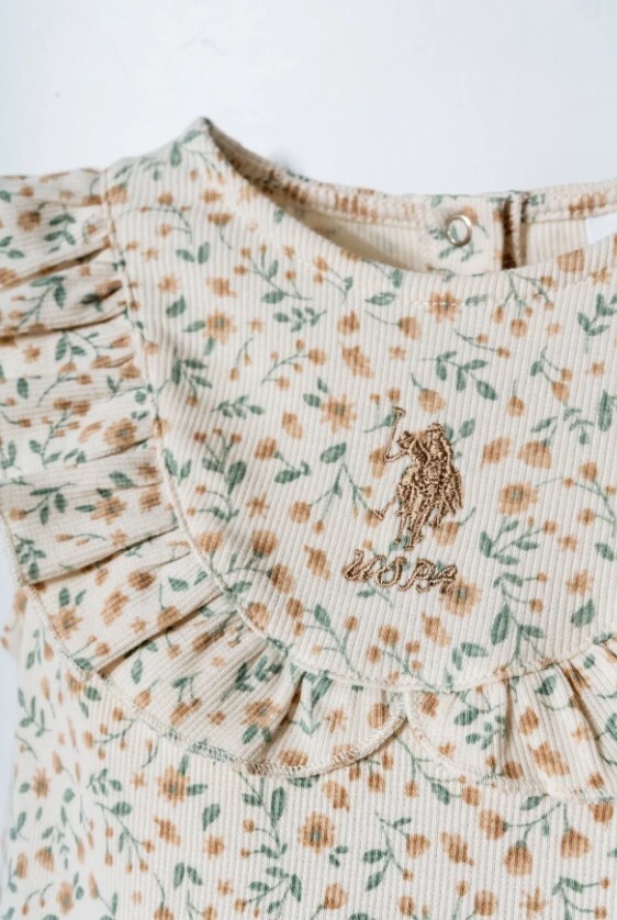 U.S. Polo Elbise USB2984 Ekru - 2