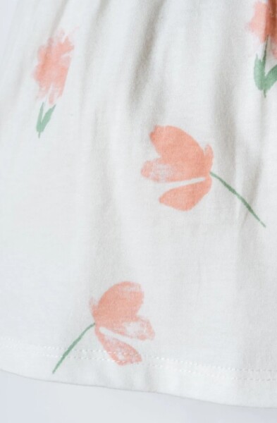 U.S. Polo Elbise USB2985 Beyaz-Pudra - 3