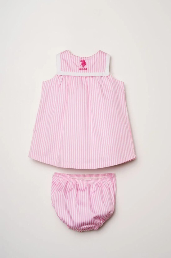 U.S. Polo Elbise USB3014 Pembe - 1