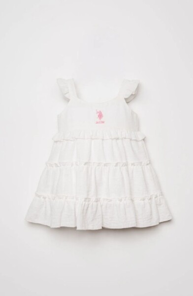 U.S. Polo Elbise USB3033 Beyaz - U.S.Polo