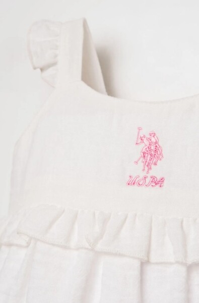 U.S. Polo Elbise USB3033 Beyaz - 2