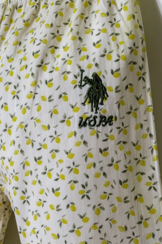 U.S. Polo 2li Takım USB3023 Sarı - 3