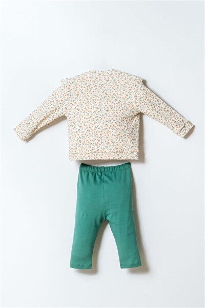 U.S. Polo 3lü Takım USB2981 Ekru Yeşil - 2