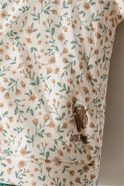 U.S. Polo 3lü Takım USB2981 Ekru Yeşil - 4