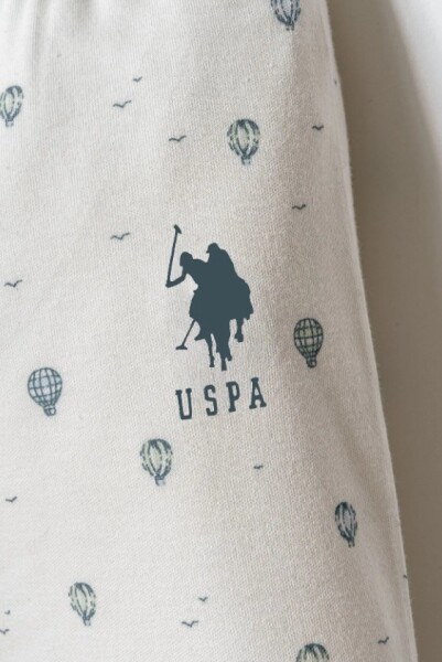 U.S. Polo Gömlek Pijama Takımı USB2852 Beyaz - 3