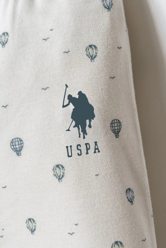 U.S. Polo Gömlek Pijama Takımı USB2852 Beyaz - 3