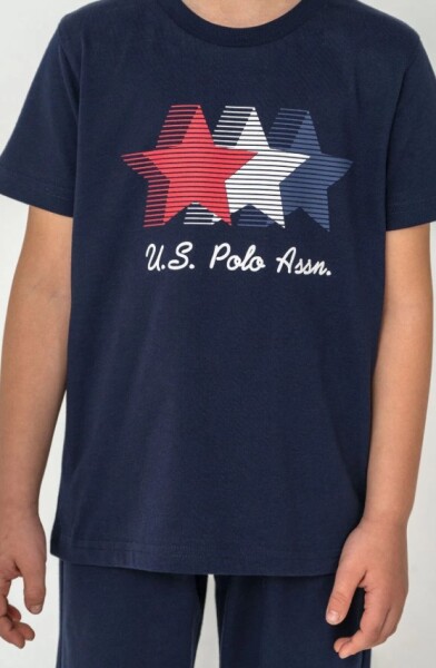 U.S. Polo Kısa Kol Pijama Takım US2441-4 Lacivert - 3