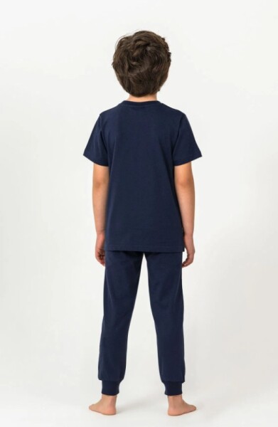 U.S. Polo Kısa Kol Pijama Takım US2441-4 Lacivert - 4