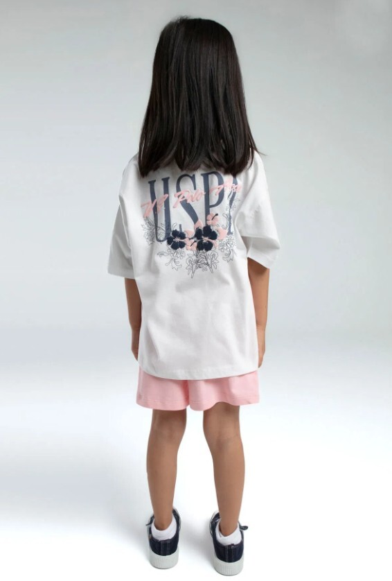 U.S. Polo Şort Takım US2072-G Beyaz - 5