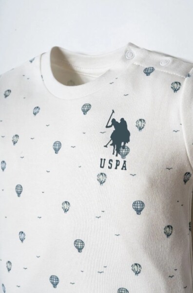 U.S. Polo Şortlu Takım USB2855 Beyaz - 2