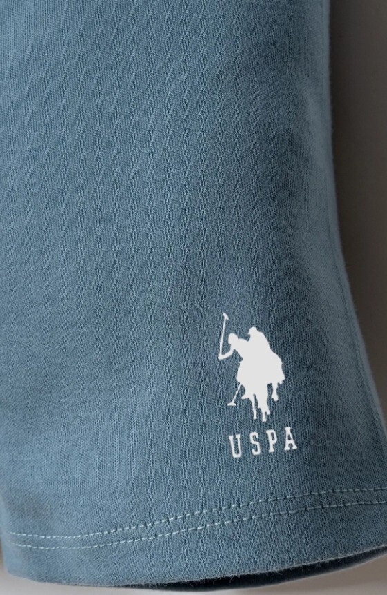 U.S. Polo Şortlu Takım USB2855 Beyaz - 3