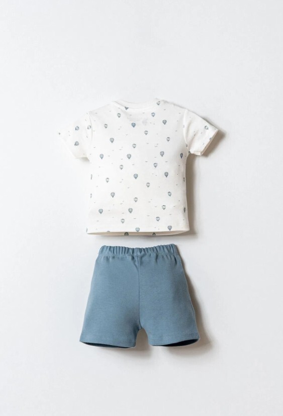 U.S. Polo Şortlu Takım USB2855 Beyaz - 4