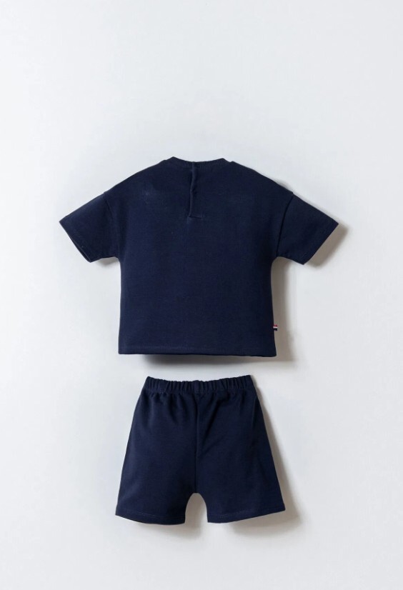 U.S. Polo Şortlu Takım USB2868 Lacivert - 4