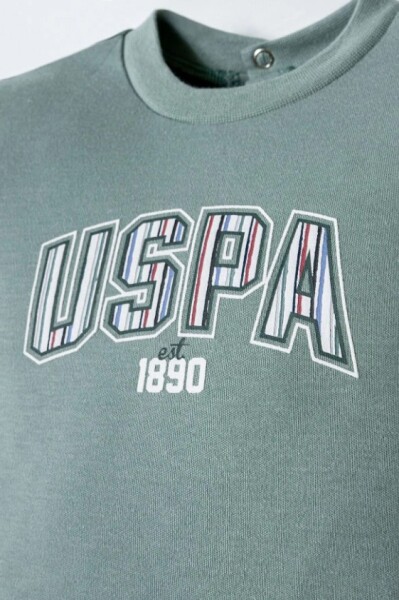 U.S. Polo Şortlu Takım USB2880 Yeşil - 2