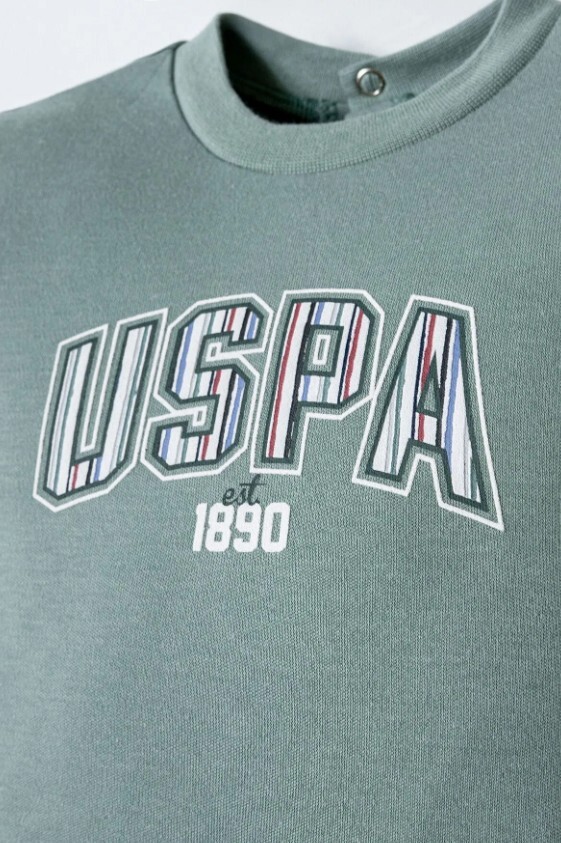 U.S. Polo Şortlu Takım USB2880 Yeşil - 2