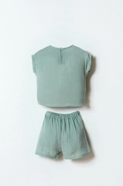 U.S. Polo Şortlu Takım USB2882 Mint - 4