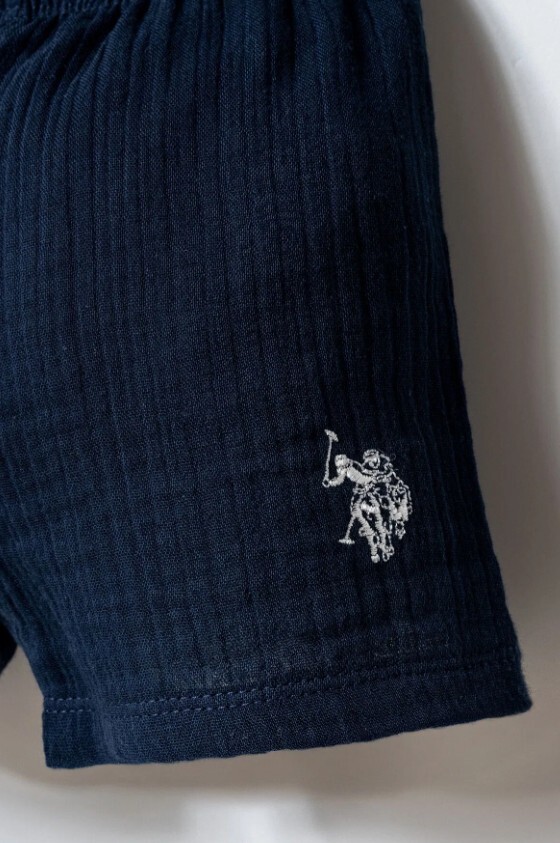 U.S. Polo Şortlu Takım USB2882 Lacivert - 5