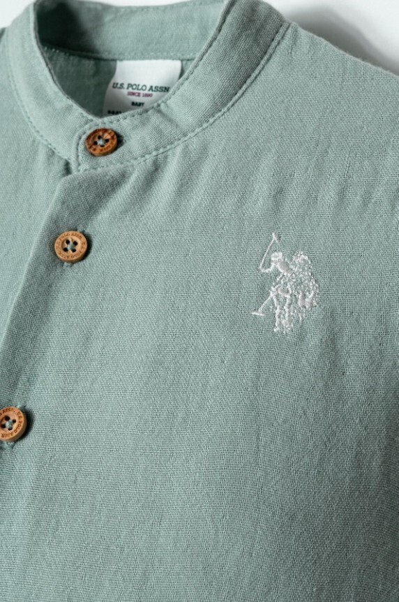 U.S. Polo Şortlu Takım USB2883 Mint - 2